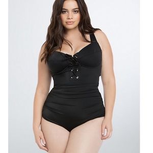 NWT Sexy Lace Up Torrid Swimsuit